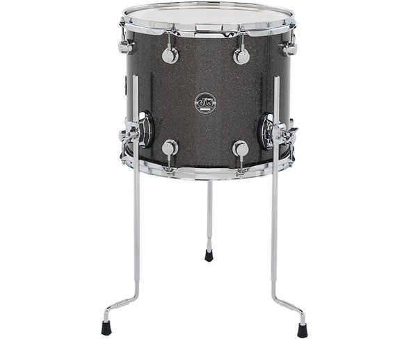DW Performance Series Floor Tom Pewter Sparkle 14 x 12 in.