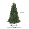 NicBex 7ft Prelit Artificial Christmas Tree with 1110 Branch Tips, 500 Clear Lights and Metal Stand for Indoor - 2 of 4