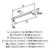 Amerock Balata Pull for Cabinets, Drawers, and Furniture - 3 of 4