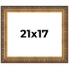PosterPalooza | Museum Gold Picture Frame - UV Acrylic, Backing Board, Hanging Hardware Included - 2 of 4