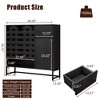 GDFStudio Isabel Rustic 44.49" Sideboard Cabinet with 1 Drawer, 3 Doors and Shelves - 3 of 4