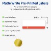 Avery Labels, 1" x 2-5/8", Gold-Red Gift, Matte, 160ct - 2 of 4
