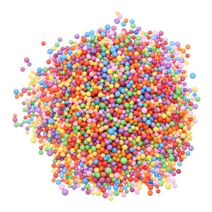 Unique Bargains Party Decorations Arts DIY Crafts Decorative Filler Foam Beads Balls 1 Pack - 1 of 4