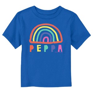 Toddler's Peppa Pig Craft Rainbow T-Shirt - 1 of 3