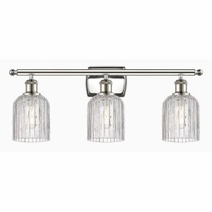 Bridal Veil - 3 Light Bath Vanity In Art Deco Style-10 Inches Tall and 25 Inches Wide - 1 of 1