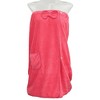 Unique Bargains Shower Wrap Towel for Women Adjustable Closure Bath Wrap with Pocket 1 Pc - 2 of 4