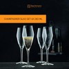Nachtmann ViNOVA Champagne Flutes, Set of 4, 9 oz Crystal Stemmed Sparkling Wine Glasses, Modern Design, Elegant Gift-Ready Packaging, Made in Germany - 4 of 4