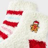 Women's Sugar Cookie Christmas Crew Socks - Red 4-10 - 3 of 3