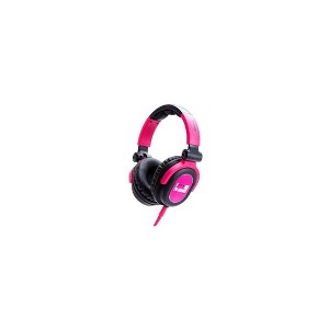 IDANCE PINK/BLACK SWIVEL CUP DJ HEADPHON FDJ600 - 1 of 1