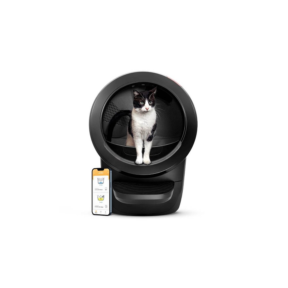 Whisker Litter-Robot 4 with Step - Black