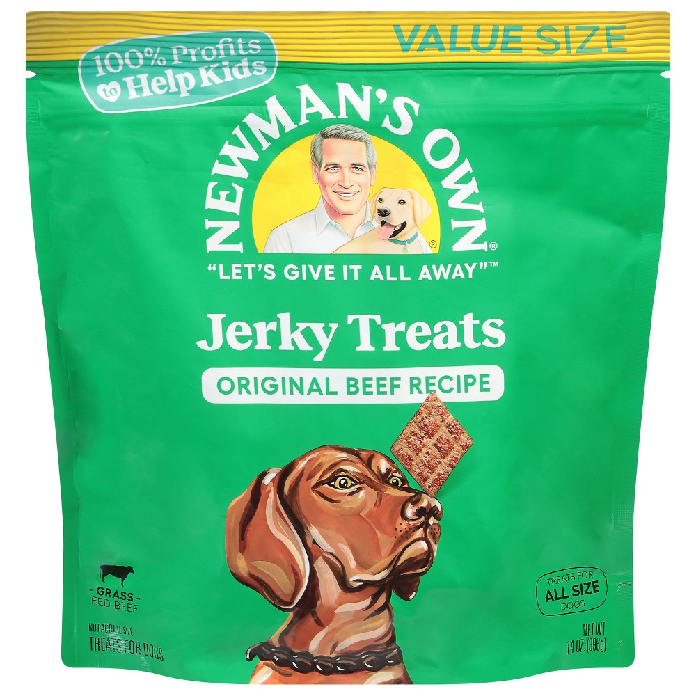 Photos - Dog Food Newman's Own Beef Jerky Soft Dog Treats - 14oz