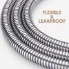 Extended Length PVC Handheld Shower Hose Smooth, Flexible, Anti-Kink with Brass Swivel Core - image 3 of 4