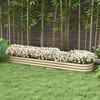 Gulches 7.9' x 2' x 1' Galvanized Raised Garden Bed Kit, Cream Metal Planter Box with Safety Edging - 2 of 4