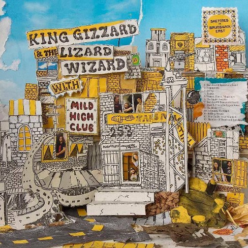 King Gizzard & The Lizard Wizard - Sketches Of Brunswick East (LP) (Yellow w/ Blue Splatter) (Vinyl) - image 1 of 1