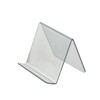 Azar Displays 5"W x 5"D x 4.125"H Easel Display. Front Lip: 1.25"H, 10-Pack - 2 of 4