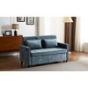 Vynxaria 56.9" Loveseat Sofa Bed with USB Ports & Adjustable Backrest - Comfort Meets Convenience - 2 of 4