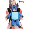 HalloweenCostumes.com One Size   Infant Disney Stitch Velour Baby Carrier Halloween Costume Cover, Blue/Blue/Red - 2 of 3