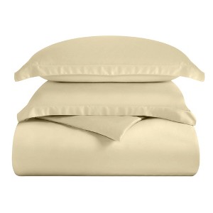 1000 Thread Count Solid Lyocell-Blend Duvet Cover Set by Blue Nile Mills - 1 of 3