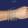 Pompeii3 1 3/4 Ct TW Black Diamond Tennis Bracelet 14k Yellow Gold 7" - 4 of 4