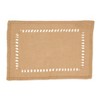 Saro Lifestyle Natural Beauty Jute Hemstitch Placemat (Set of 4) - 2 of 4