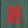 Women's - Coca-Cola - Warped Coke Can Lightweight French Terry Wide Neck Long Sleeve Shirt - 2 of 4