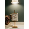 Petal Lane 7"x9" Zacharie Astruc Flowers in Vase Beaded Brass Framed Wall Art Cream - 3 of 4
