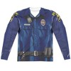 Men's Police Uniform (Front Back Print) Long Sleeve Costume T-Shirt - 2 of 4