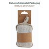 Evideco French Home Goods Body Scrub Bath Sponge, Deep Cleansing and Exfoliation, Ultimate Comfort - 2 of 4