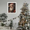 SEVOBAL Wall Art Papa Noel Christmas Holiday Framed Decor for Living Room Seasonal Home Display, White, 14"*1"*18" - 3 of 4