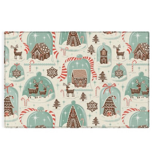 Heather Dutton Gingerbread Village CreamRug - Deny Designs - image 1 of 3