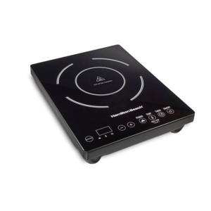 Hamilton Beach Induction Cooktop - Black: 1800W Electric Ceramic Smooth Top, 7 Settings, Countertop, 1 Burner - 1 of 3