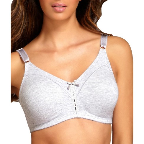 Bali Women's Double Support Cotton Wire-free Bra - 3036 42d Grey : Target