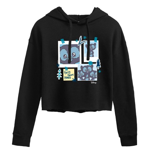 Women's - Disney - Harris, Hubbert & Hamish Cropped Graphic Hoodie - image 1 of 3