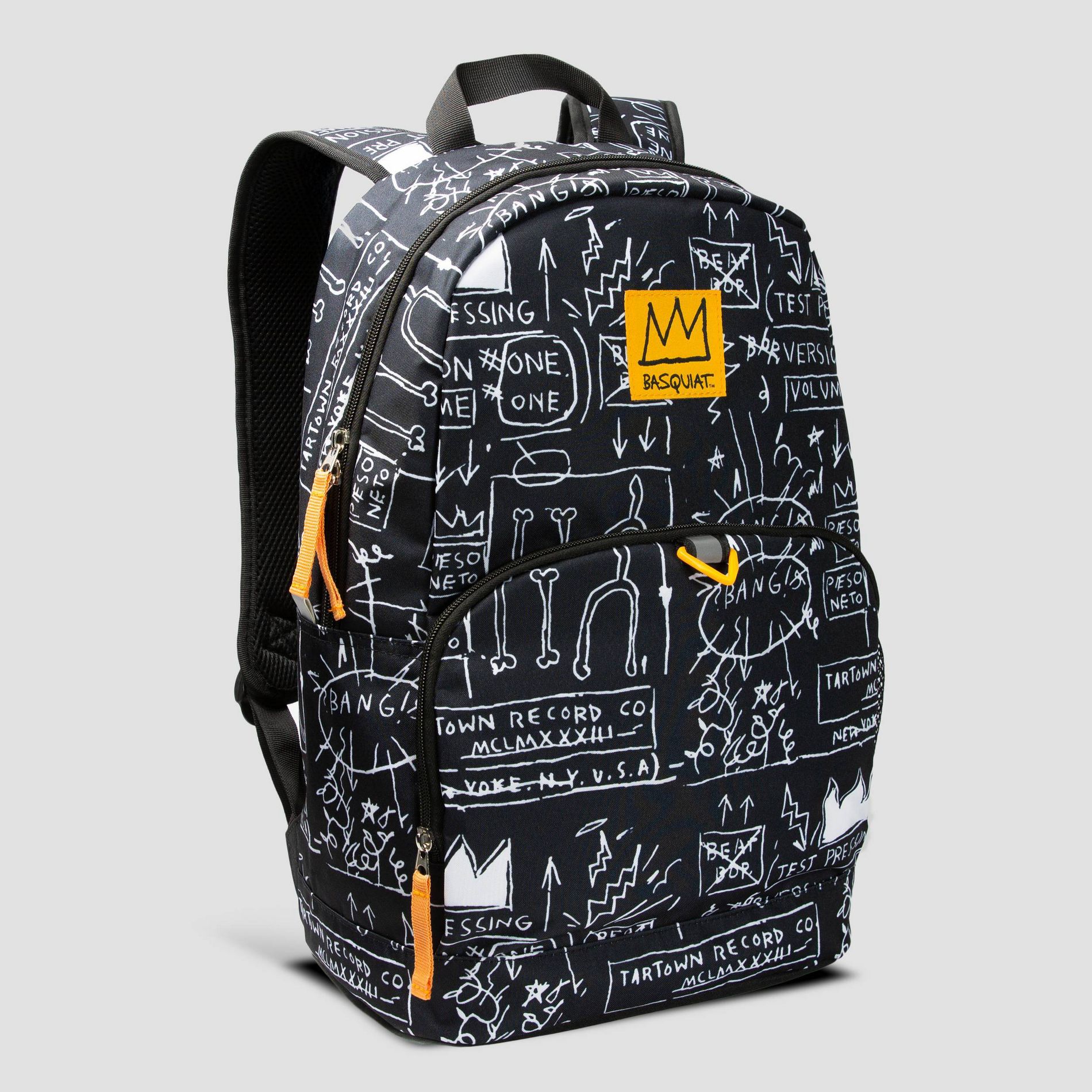 Jean-Michel Basquiat Kids' 22.9L Basquiat Test Pressing Backpack - White/Black