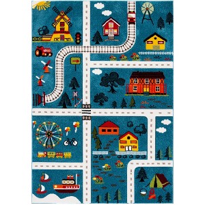 Carousel Kids CRK197 Power Loomed Indoor Rugs - Safavieh Kids - 1 of 4