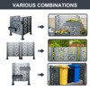 DOMETOUR 3ftx3ft Air Conditioner Fence for Outdoor Units, Metal Privacy Fence Cover, Perfect to Conceal Air Conditioning Units - 3 of 4