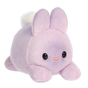 Aurora Small Bunny Loaf Spring Vibrant Stuffed Animal Ube 5.5" - 1 of 4