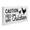 Stupell Industries Caution Free Range Children Wall Plaque Art, 17" x 7" - 2 of 4