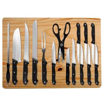 Tovla Jr. Kids Kitchen 3 Knife & Foldable Cutting Board Set Green