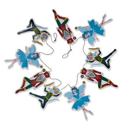 tagltd Paper Nutcracker Garland