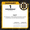 NHL Boston Bruins 2025 Box Calendar - 3 of 4