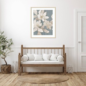 Amanti Art White Garden Outline II by Asia Jensen Wood Framed Wall Art Print - 1 of 4