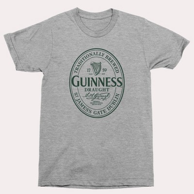 Men's Guinness Short Sleeve Graphic T-Shirt - Gray XXL