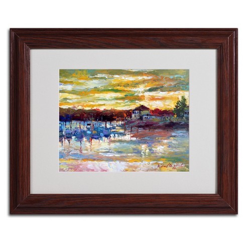 Trademark Fine Art -Richard Wallich 'Saco 10' Matted Framed Art - image 1 of 4