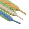 INSPIRE CHIC Colored Flat Fuzzy Soft Wide Fluffy Shoestrings for Sneakers 2 Pairs - 2 of 4