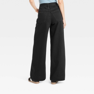 Women's Mid-Rise Super Wide Leg Jeans - Universal Thread' - image 2