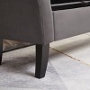 NicBex 64.5 Inch Storage Ottoman Bench Modern Nails Button Tufted Velvet Bench with Unique Arms for Living Room, Bedroom, Entryway - 4 of 4