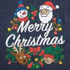 Mens Funny T Shirts Merry Christmas Characters Sarcastic Holiday Graphic Novelty Tee For Men - Crazy Dog Men's T Shirt Gift For Christmas - 2 of 4