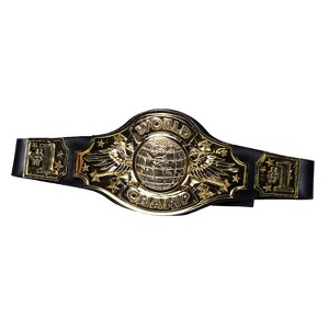 Underwraps Championship Belt Costume Accessory - Black - 1 of 1