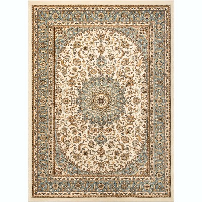 Well Woven Sultan Medallion Oriental Persian Floral Formal Traditional Modern Classic Thick Soft Area Rug
